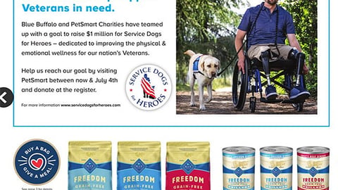 PetSmart Blue Buffalo 'Support Veterans in Need' Feature