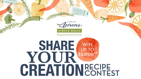 Publix 'Share Your Creation' Landing Page