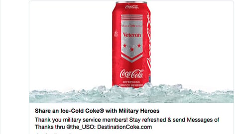 Coca-Cola Dollar General 'Share a Coke' Twitter Update