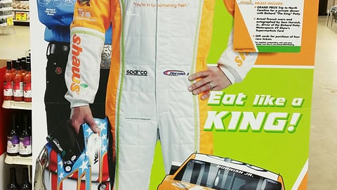 Shaw's Smithfield 'Dinner With the King' Standee