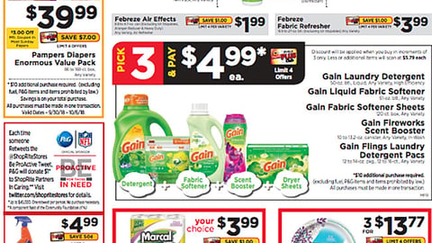 ShopRite P&G 'Club Sized Savings' Feature