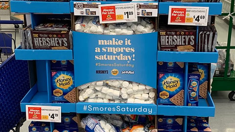 Hershey 'S'mores Saturday' Half-Pallet Display