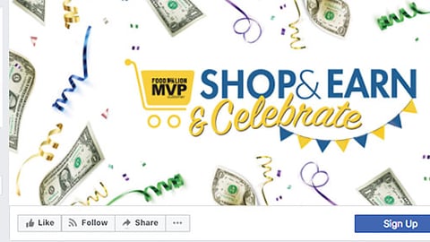 Food Lion 'Shop & Earn' Facebook Cover
