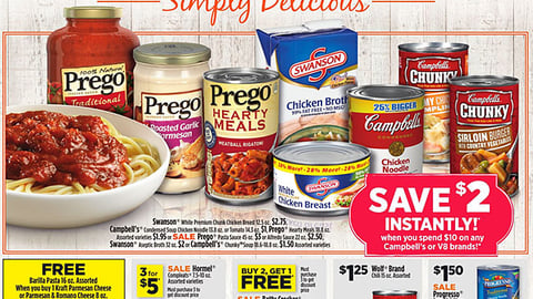 Dollar General Campbell's 'Simple Meals' Circular Feature