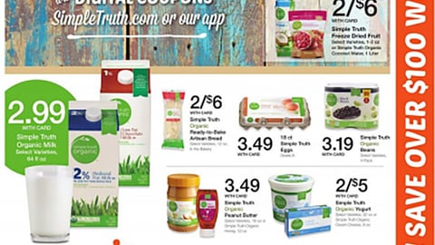 Kroger Simple Truth 'Save Over $100' Feature