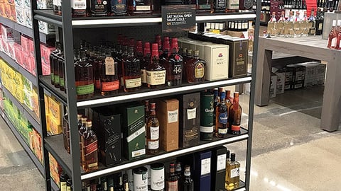 BevMo! Mars Inc. 'Whiskey Selector' Endcap