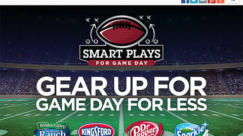 Dollar General 'Smart Plays for Game Day' Promotional Page
