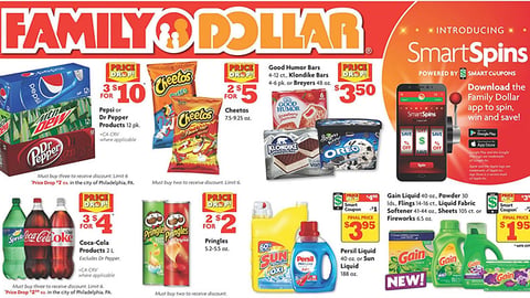 Family Dollar 'SmartSpins' Circular Feature