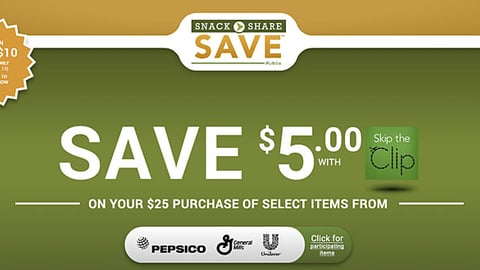 Publix 'Snack Share Save' Landing Page