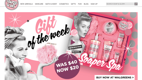 Walgreens Soap & Glory 'Gift of the Week' Ad