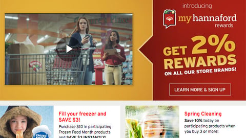 Hannaford 'Save 10% Today' Display Ad