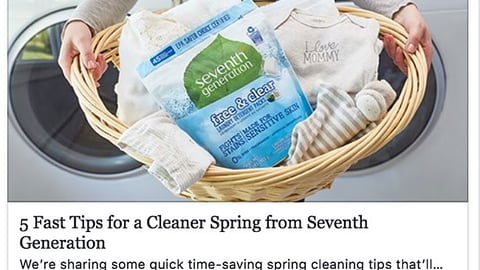 Whole Foods Seventh Generation 'Spring Cleaning Is a Breeze' Facebook Update