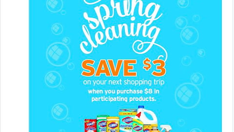 Hannaford Clorox 'Spring Cleaning' Twitter Update
