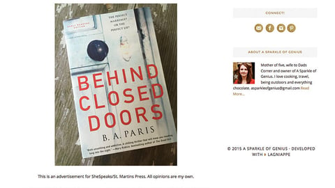 St. Martin's 'Behind Closed Doors' Blog Post
