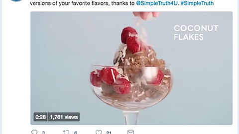 Kroger Simple Truth 'Start Fresh' Twitter Update