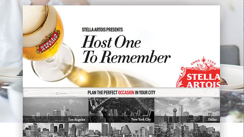 Stella Artois Touchable Videos