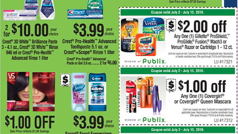 Publix P&G 'Stocking Spree' Feature