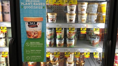 So Delicious Dairy Free Meijer 'Delicious Plant-Based Goodness' Freezer Cling