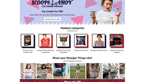 Target 'Stranger Things' Page