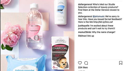 Dollar General Studio Selection Instagram Update