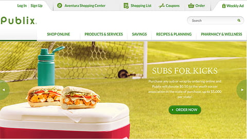 Publix 'Subs for Kicks' Carousel Ad