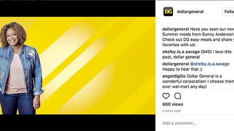 Dollar General Lipton 'Summer Meals' Instagram Update