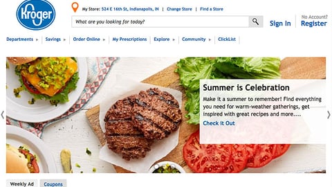 Kroger 'Summer Is Celebration' Carousel Ad