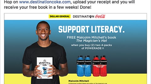 Read with Malcolm 'Support Literacy' Facebook Update