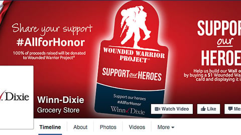 Winn-Dixie 'Share Your Support' Facebook Cover
