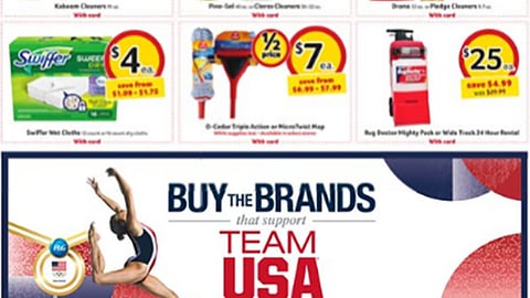 Southeastern Grocers P&G 'Support Team USA' Features