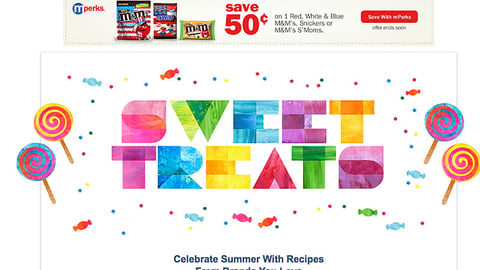 Meijer 'Sweet Treats' Web Page