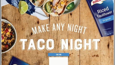 Conagra Kroger 'Make Any Night Taco Night' Stanchion Sign
