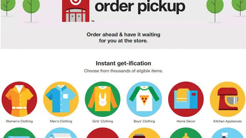 Target Order Pickup Page