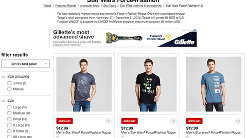 Target.com 'Force4Fashion' Shop