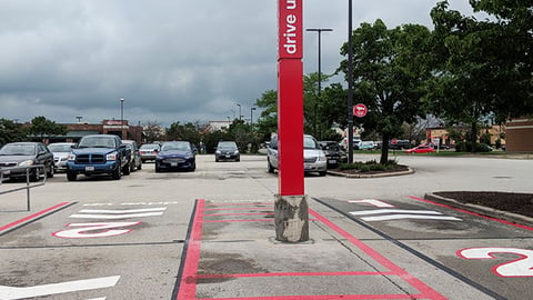 Target Drive Up Designated Parking Spot