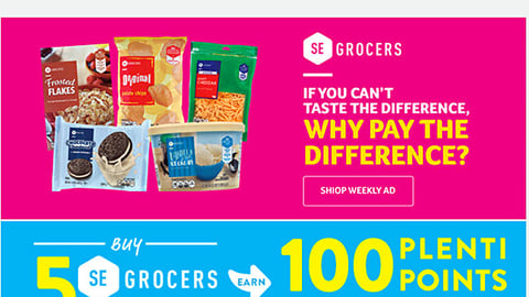 Bi-Lo SE Grocers 'Why Pay the Difference?' Email Ad