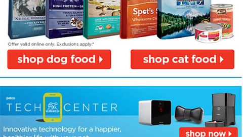 Petco 'Tech Center' Email Ad