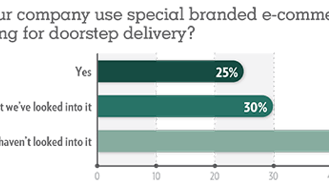 Trends 2019: Does your company use special branded e-commerce packaging for doorstep delivery?