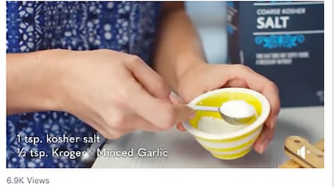 Kroger 'It Takes Two to Mango' Facebook Update