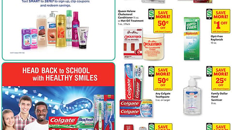 Family Dollar Unilever Smart Coupons