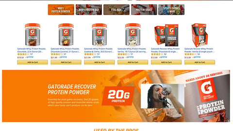 Gatorade 'Deals with Todd' Amazon Showcase