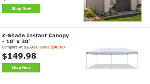 Sam's Club 'Loads of Savings' Email Ad