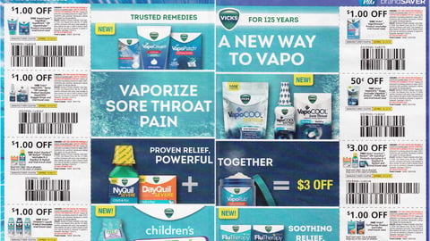 Vicks 'A New Way To Vapo' FSI