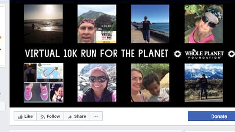 Whole Planet Foundation 'Virtual 10K Run' Facebook Cover