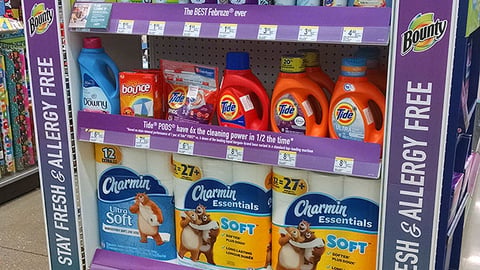 P&G 'Healthy Home' Walgreens Endcap