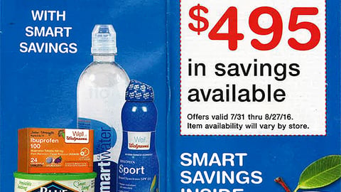 Walgreens August 2016 Coupon Book Cover