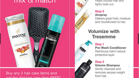 Walgreens '3 for 2' Hair Care Coupon Book Feature