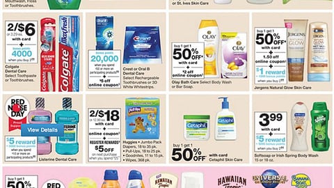 Walgreens Edgewell 'Win a Trip' Feature