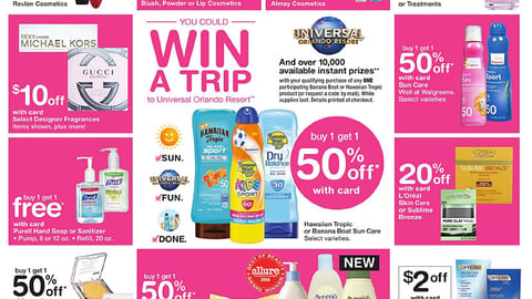 Walgreens Edgewell 'Universal Orlando Resort' Feature