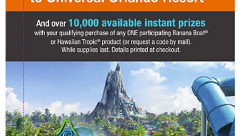 Edgewell 'Universal Orlando Resort' Walgreens Coupon Book Feature